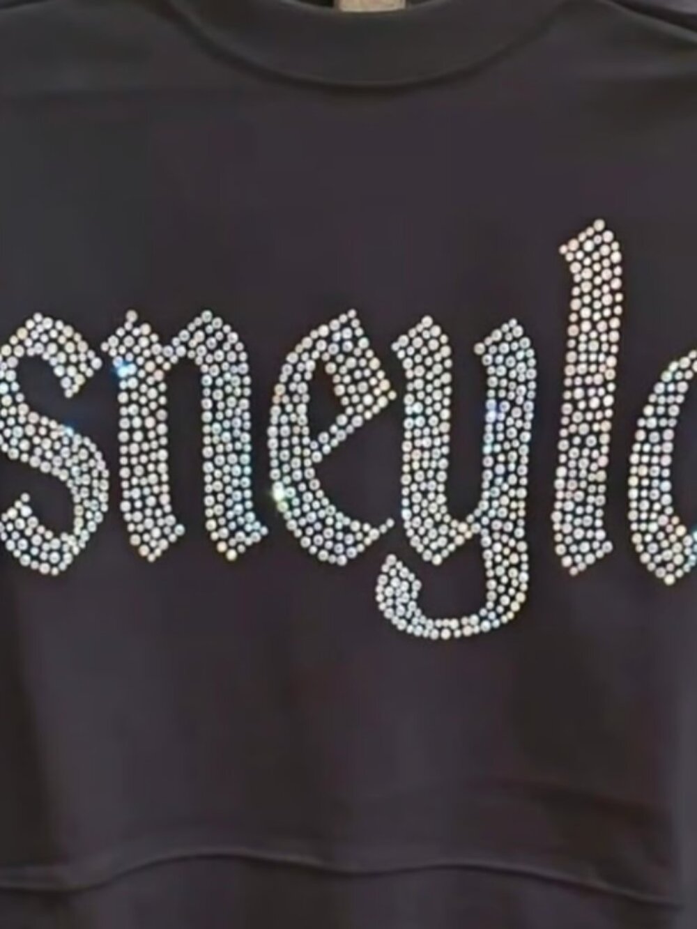 Disney Parks Disneyland Resort Black Bedazzled Rhinestone Spirit Jersey NWT - Picture 3 of 3
